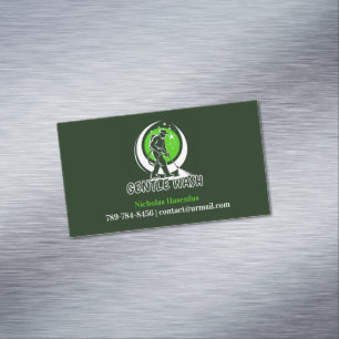 Water Pressure Wash Magnetic Business Card