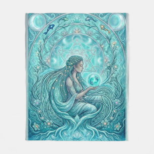 Water Priestess Fleece Blanket