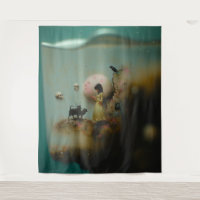 Water Priestess Raven Occult Dark Witchy AI Art