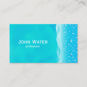Water Professional Mini Business Card