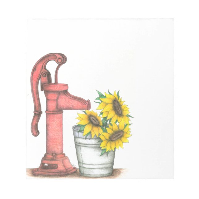 Water Pump notepad (Front)