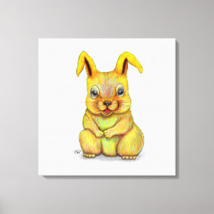 Water Rabbit Canvas Print