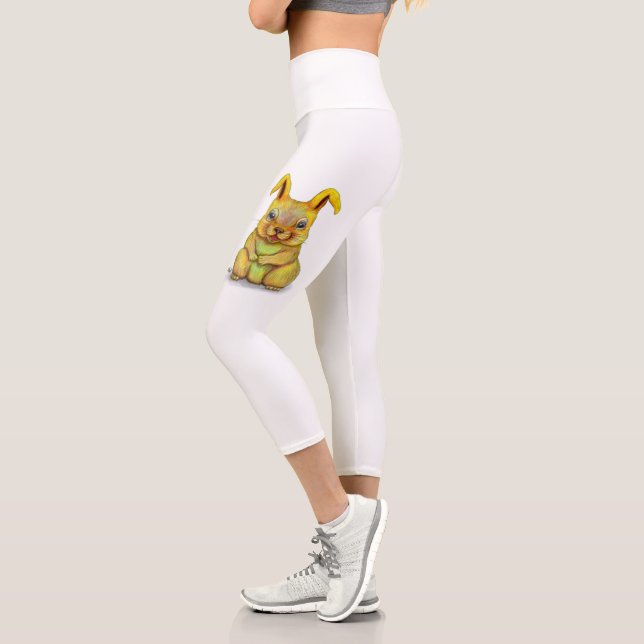 Water Rabbit Capri Leggings (Left)
