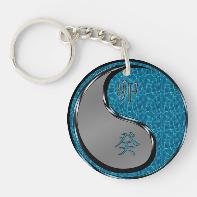 Water Rabbit Key Ring (Front)