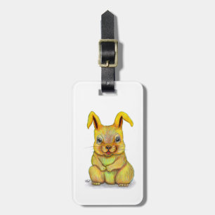Water Rabbit Luggage Tag