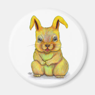 Water Rabbit Magnet