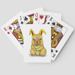 Water Rabbit Playing Cards