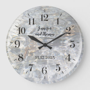 water reflection clock