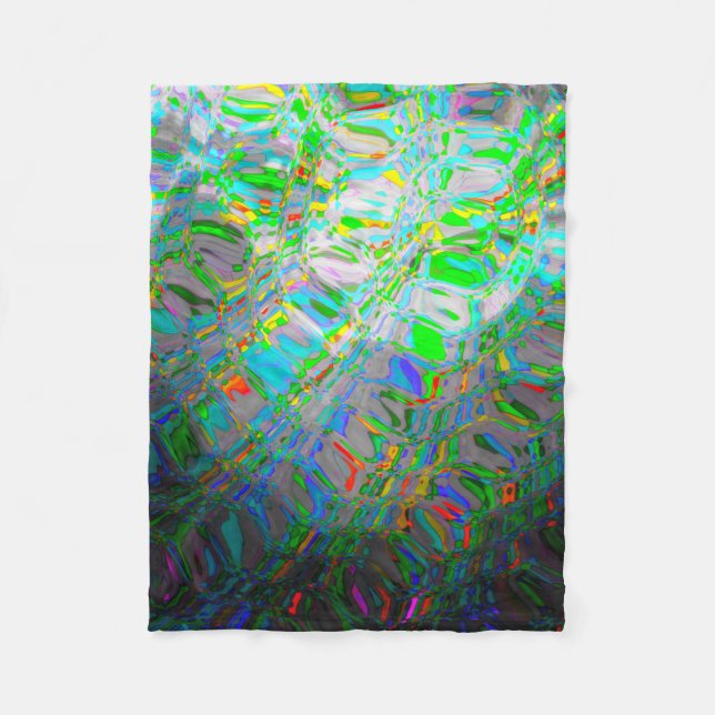 Water Reflection iPhone / iPad case Fleece Blanket (Front)