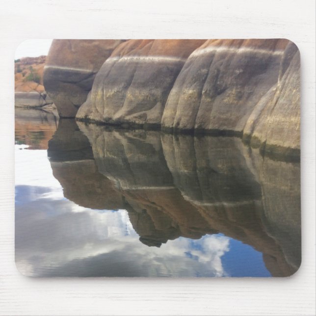 Water Reflection Photo Red Rock Landscape Arizona Mouse Mat (Front)