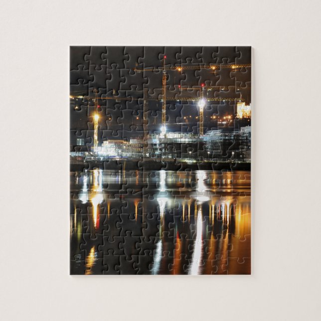 Water reflections in Oslo, Norway Jigsaw Puzzle (Vertical)