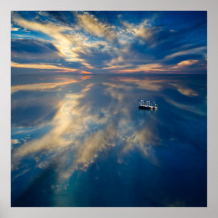 Water reflections poster