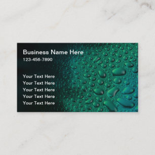Water Removal And Extraction Business Cards