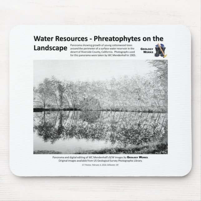Water Resources I - Phreatophytes on the Landscape Mouse Mat (Front)