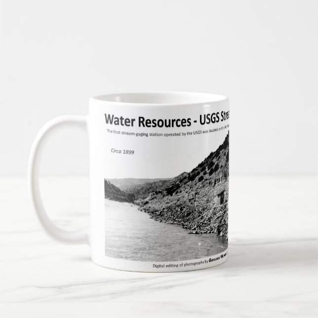 Water Resources IV - Embudo Stream Gauge Coffee Mug (Left)