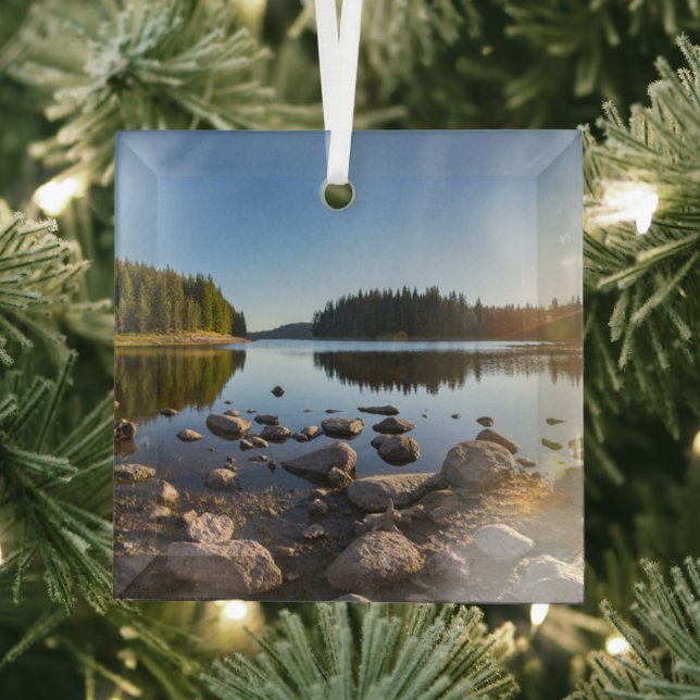 Water | Rhodope Mountains, Bulgaria Glass Tree Decoration (Insitu)