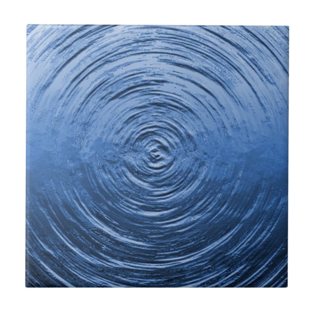 Water Ripple Blue Tile (Front)
