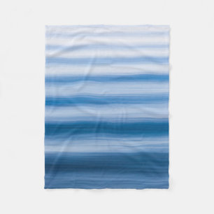 Water ripple illustration fleece blanket
