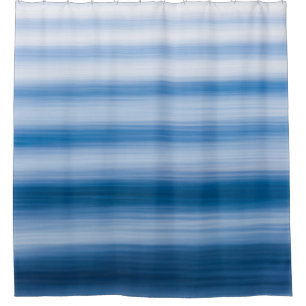 Water ripple illustration shower curtain