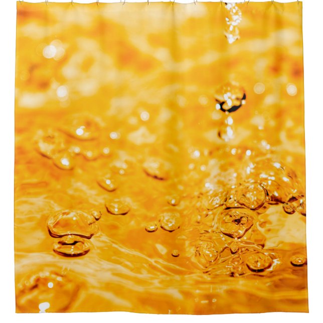 Water ripple liquid clean surface shower curtain (Front)