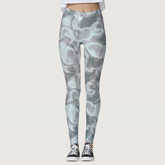 Water ripple marble splash leggings (Front)