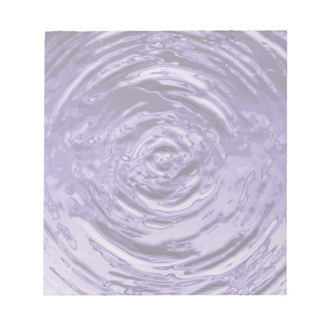 Water Ripple Purple Notepad (Front)