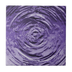 Water Ripple Purple Tile