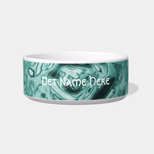 Water Ripple Teal Bowl