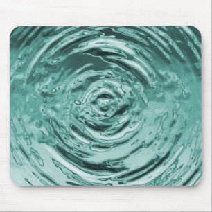 Water Ripple Teal Mouse Mat