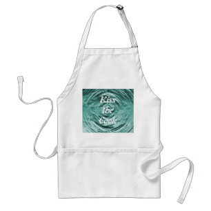 Water Ripple Teal Standard Apron