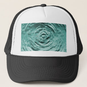 Water Ripple Teal Trucker Hat