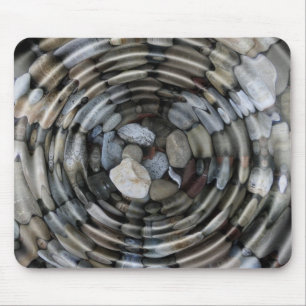 Water Ripples and Pebbles Nature Mouse Mat