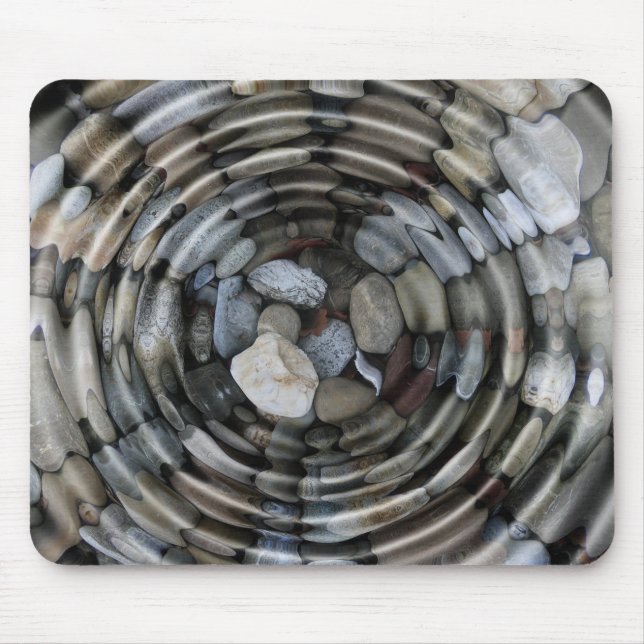 Water Ripples and Pebbles Nature Mouse Mat (Front)