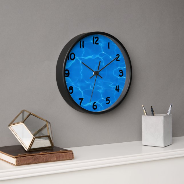 Water Ripples Pattern Clock (Office)
