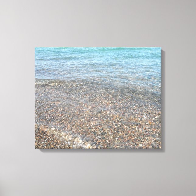 Water rolling in canvas print (Front)