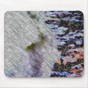 Water Runner, digital abstract Mouse Mat
