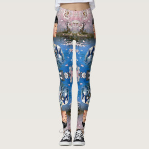 "Water’s Digital Dream" – A Digital Portrait       Leggings