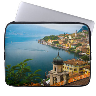 Water San Benedetto Church Lake Garda, Italy Laptop Sleeve