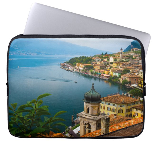 Water | San Benedetto Church Lake Garda, Italy Laptop Sleeve (Front)
