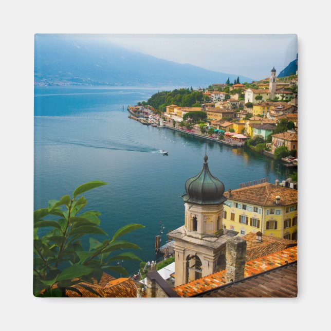 Water | San Benedetto Church Lake Garda, Italy Magnet (Front)