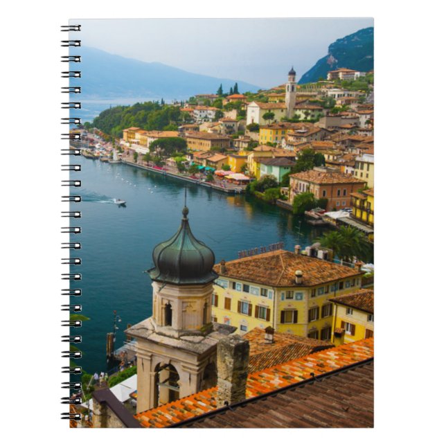 Water | San Benedetto Church Lake Garda, Italy Notebook (Front)