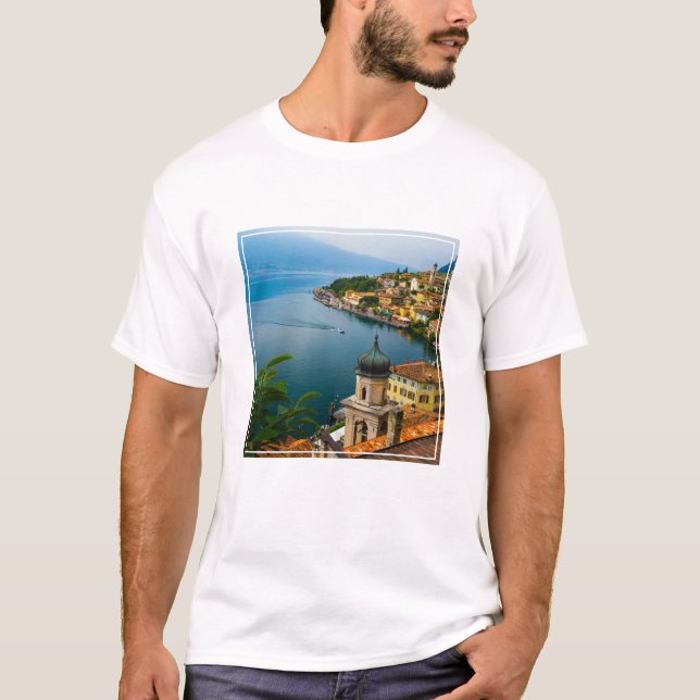 Water | San Benedetto Church Lake Garda, Italy T-Shirt (Front)