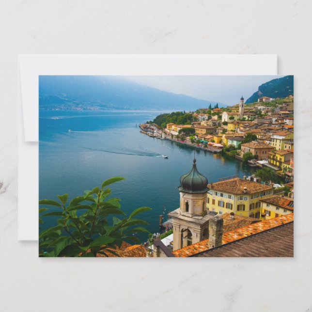 Water | San Benedetto Church Lake Garda, Italy Thank You Card (Front)