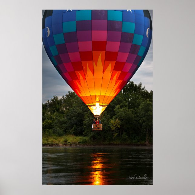 Water Scrapping Hot Air Balloons Poster (Front)