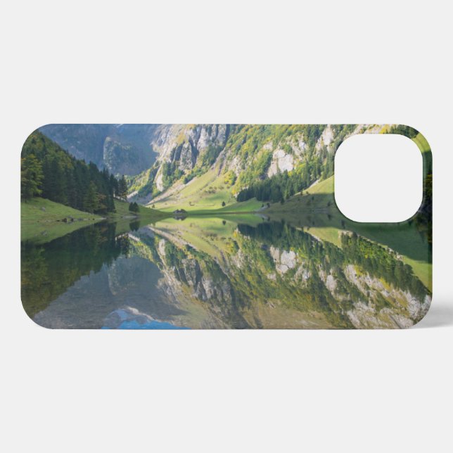 Water | Seealpsee Lake  Swiss Alps Switzerland iPhone Case (Back Horizontal)