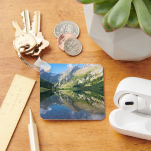 Water Seealpsee Lake Swiss Alps Switzerland Key Ring