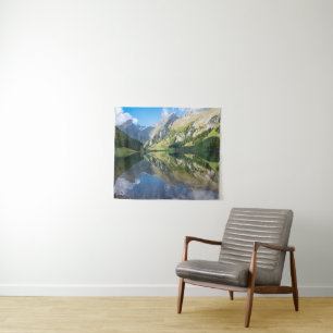 Water Seealpsee Lake Swiss Alps Switzerland Tapestry