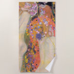 Water Serpents, Gustav Klimt Beach Towel<br><div class="desc">Water Serpents,  Gustav Klimt</div>