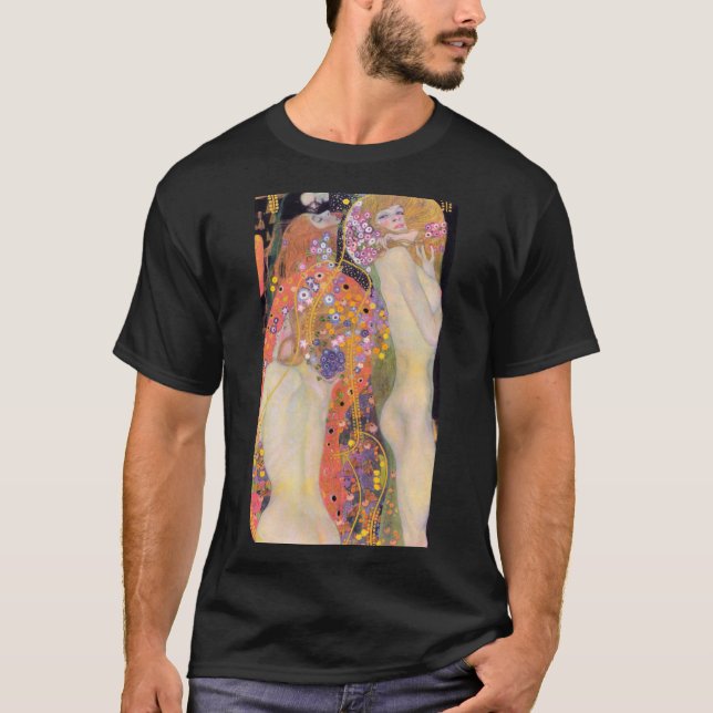 Water Serpents, Gustav Klimt    T-Shirt (Front)