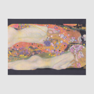 Water Serpents, Gustav Klimt Tissue Paper